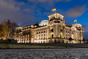 German Reichstag by Night